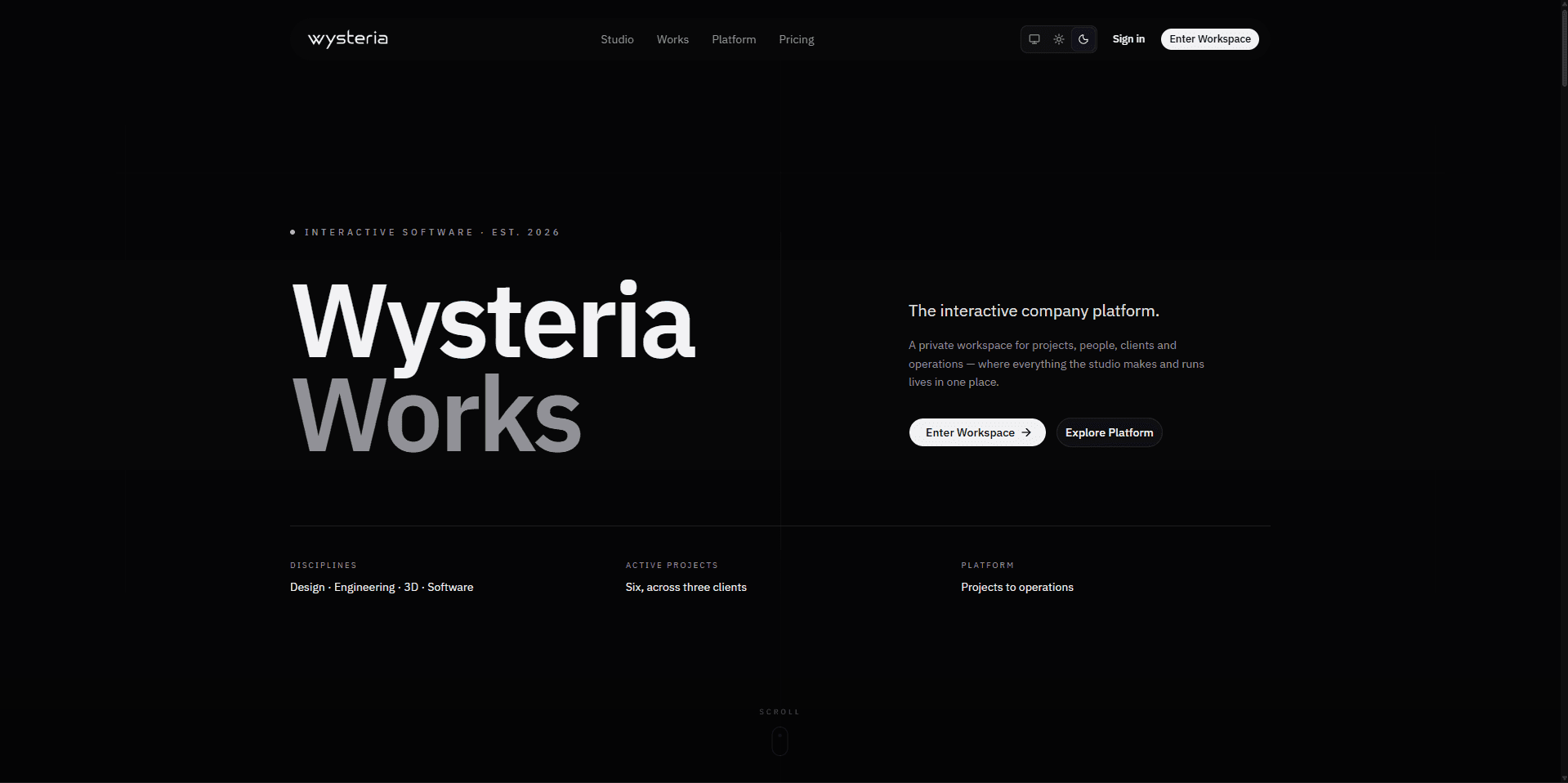 Wysteria Works — Studio Workspace